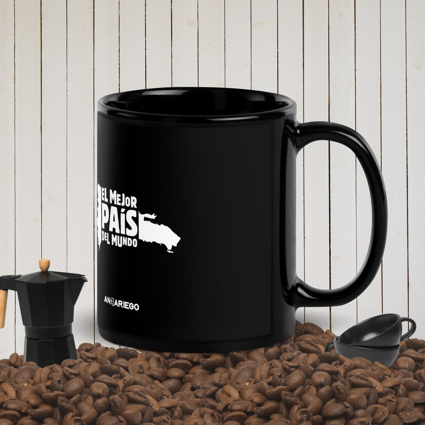 Taza negra Mejor País del Mundo